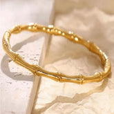 Golden Bamboo luxe bracelet